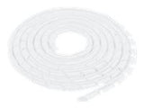 QOLTEC 52264 Qoltec Cable organizer 20mm 10m White