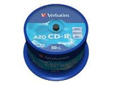 VERBATIM CD-R 80 min.  700 MB 52x 50-pack spindle DataLife Plus crystal surface