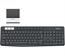 LOGITECH K375s Multi-Device Wireless Keyboard and Stand Combo - GRAPHITE/OFFWHITE - 2.4GHZ/BT (RUS)