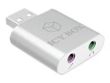 ICYBOX IB-AC527 IcyBox USB to microphone and headphone adapter