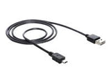 DELOCK Cable EASY-USB 2.0-A male> USB 2.0 mini male 1 m