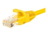 NETRACK BZPAT56Y patch cable RJ45 snagless boot Cat 6 UTP 5m yellow
