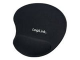 LOGILINK ID0027 - Gel mouse pad with wrist rest support black