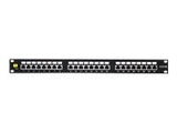 NETRACK 104-03 patch panel 19inch 24-ports cat. 5e FTP with shelf