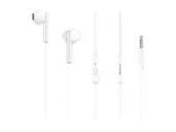 QOLTEC In-ear headphones with microphone White