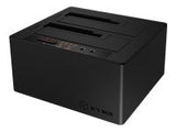 ICYBOX IB-121CL-C31 Docking and clone station for 2x 2,5/3,5 HDD, USB 3.1 Type-C, Led, Black