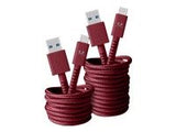 FRESHN REBEL Fabriq USB Type-C Cable 3m Ruby