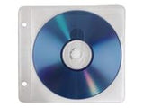 HAMA CD/DVD Ring Binder Sleeves 50 pcs/pack white