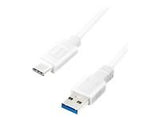 LOGILINK CU0177 LOGILINK - USB 3.2 Gen1x1 cable, USB-A male to USB-C male, white, 3m