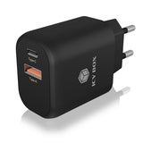 ICYBOX IB-PS102-PD 2-port USB fast charger for mobile devices up to 20W