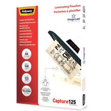 FELLOWES IL LAMINATING POUCH A4 125MIC 100PK