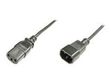 ASSMANN power cord IEC C13/C14 M/F black 5m bulk