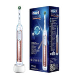 Oral-B Electric Toothbrush Genius X Rechargeable, For adults, Number of brush heads included 1, Number of teeth brushing modes 6, Ros� Gold