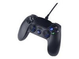 Ігровий контролер GEMBIRD Wired з вібрацією для PlayStation 4 або ПК чорний