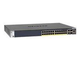 NETGEAR M4300-28G-PoE+ 550W PSU Stackable Managed Switch with 24x1G PoE+ + 4x10G incl. 2x10GBASE-T + 2xSFP+ Layer 3