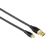 HAMA USB CABLE A PLUG->MICRO USB, 0.75M
