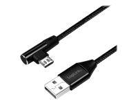 LOGILINK CU0142 LOGILINK - USB 2.0 to micro-USB (90  angled) male, 1m