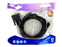 4WORLD 04699 4World monitor cable, DVI-D (24 +1) - HDMI (19) M / M 3m - Retail