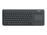 LOGITECH K400 Plus Wireless Touch Keyboard black - INTNL (SLO-GR)