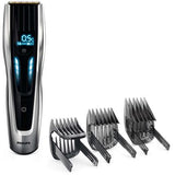 Philips hair clipper Warranty 24 month(s), Hair Clipper, Number of length steps 400, Rechargeable, Battery low indication, LED indicators, Lithium-Ion (Li-Ion), Operating time 120 min, Charging time 1 h, Motor: Auto Turbo W, Black