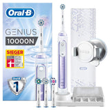 Oral-B Electric Toothbrush Genius 10000N For adults, Rechargeable, Teeth brushing modes 6, Number of brush heads included 4, Orchid Purple
