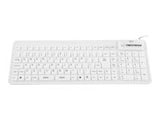 ESPERANZA EK126W - 5901299905029 Keyboard Silicone USB/OTG Flexible Waterproof/White
