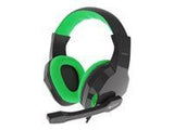 NATEC NSG-1435 GENESIS Gaming headset ARGON 100 Stereo Black-Green