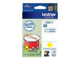 BROTHER LC-22UY Ink cartridge yellow 1200 pages for DCP-J785DW and MFC-J985DW