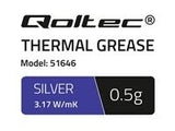 QOLTEC 51646 Qoltec Thermal paste 3.17 W/m-K | 0,5g | silver