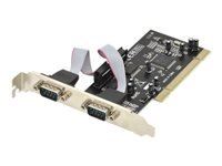 DIGITUS Serial I/O 2-Port PCI Add-On Card 2 X DB9 M Slot Bracket MCS9865 chipset