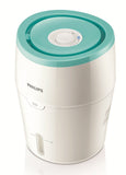 Philips 	HU4801/01 Humidifier, Water tank capacity 2 L, Suitable for rooms up to 25 m�, Evaporation, Humidification capacity 220 ml/hr, White/ green