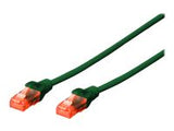 Патч-кабель DIGITUS DK-1612-050/G DIGITUS Premium CAT 6 UTP, довжина 5,0 м, колір зелений