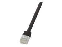LOGILINK CF2103U LOGILINK - Patch Cable Flat Cat.6A U/UTP SlimLine black 15m