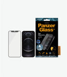 PanzerGlass Apple, iPhone 12/12 Pro, Antibacterial glass, Black, Anti-Blue Light Screen Protector, Case friendly