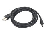 CABLE USB2 AM-MINI 1.8M BLACK/CCP-USB2-AM5P-6 GEMBIRD