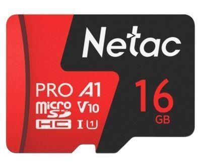 MEMORY MICRO SDHC 16GB UHS-I/W/A NT02P500PRO-016G-R NETAC