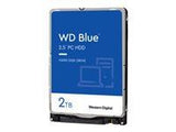 WD Blue Mobile 2TB HDD 7mm 5400Rpm SATA 6Gb/s serial ATA 128MB cache 2.5inch RoHS compliant internal Bulk