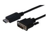 ASSMANN adaptorcable DisplayPort 1.2 DVI-D 24+1 M/M digital Full HD Dual Link 5m