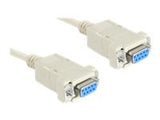DELOCK Cable serial Null modem 9 pin female / female 3 m