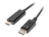 LANBERG CA-DPHD-10CC-0050-BK Lanberg cable Display Port(M)->HDMI 5m black