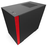 NZXT PC case H210 Mini-ITX Tower black-red