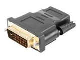 LANBERG AD-0010-BK adapter HDMI (F) DVI-D (M) 24+1 Dual Link