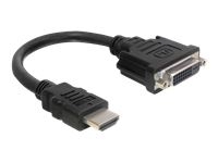 DELOCK Adapterkabel HDMI St > DVI 24+1 Buchse