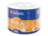 VERBATIM 43788 DVD-R Verbatim Wrap 50 4,7 GB 16x Mattsilber AZO