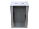 EXTRALINK 18U 600X450 wall-mounted rackmount cabinet gray