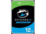 SEAGATE Surveillance AI Skyhawk 12TB HDD SATA 6Gb/s 256MB cache 8.9cm 3.5inch CMR Helium BLK