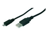 ASSMANN USB connection cable type A - micro B M/M 1.0m USB 2.0 compatible bl