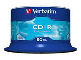 VERBATIM CD-R 80 min. / 700 MB 52x 50-pack cakebox DataLife, extra protection surface