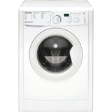 INDESIT Washing machine EWUD 41051 W EU N Energy efficiency class F, Front loading, Washing capacity 4 kg, 1000 RPM, Depth 32.3 cm, Width 59.5 cm, Display, Small digit, White