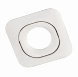 LEDURO SQUARE - Recessed lamp holder 1 socket - GU10 â€“ square â€“ white â€“ aluminum
